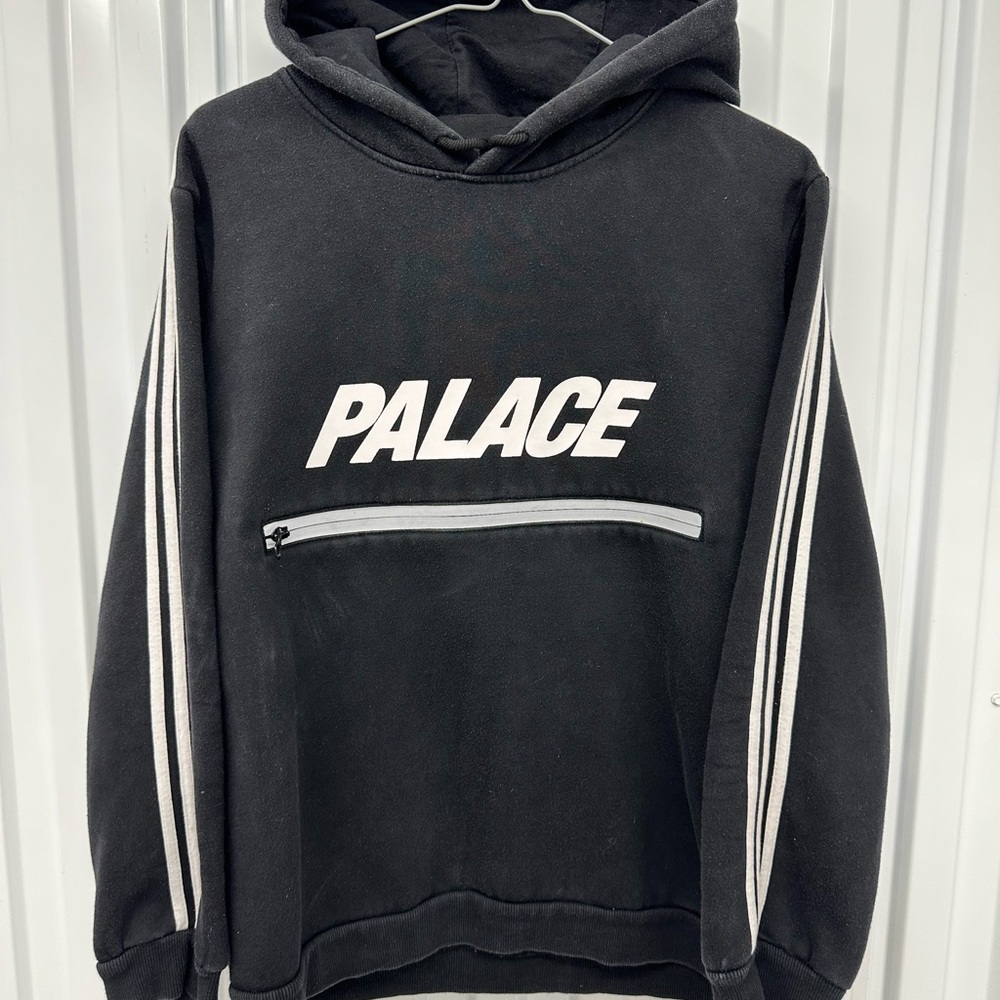 PALACE x Adidas Striped Pocket Hoodie Size Medium